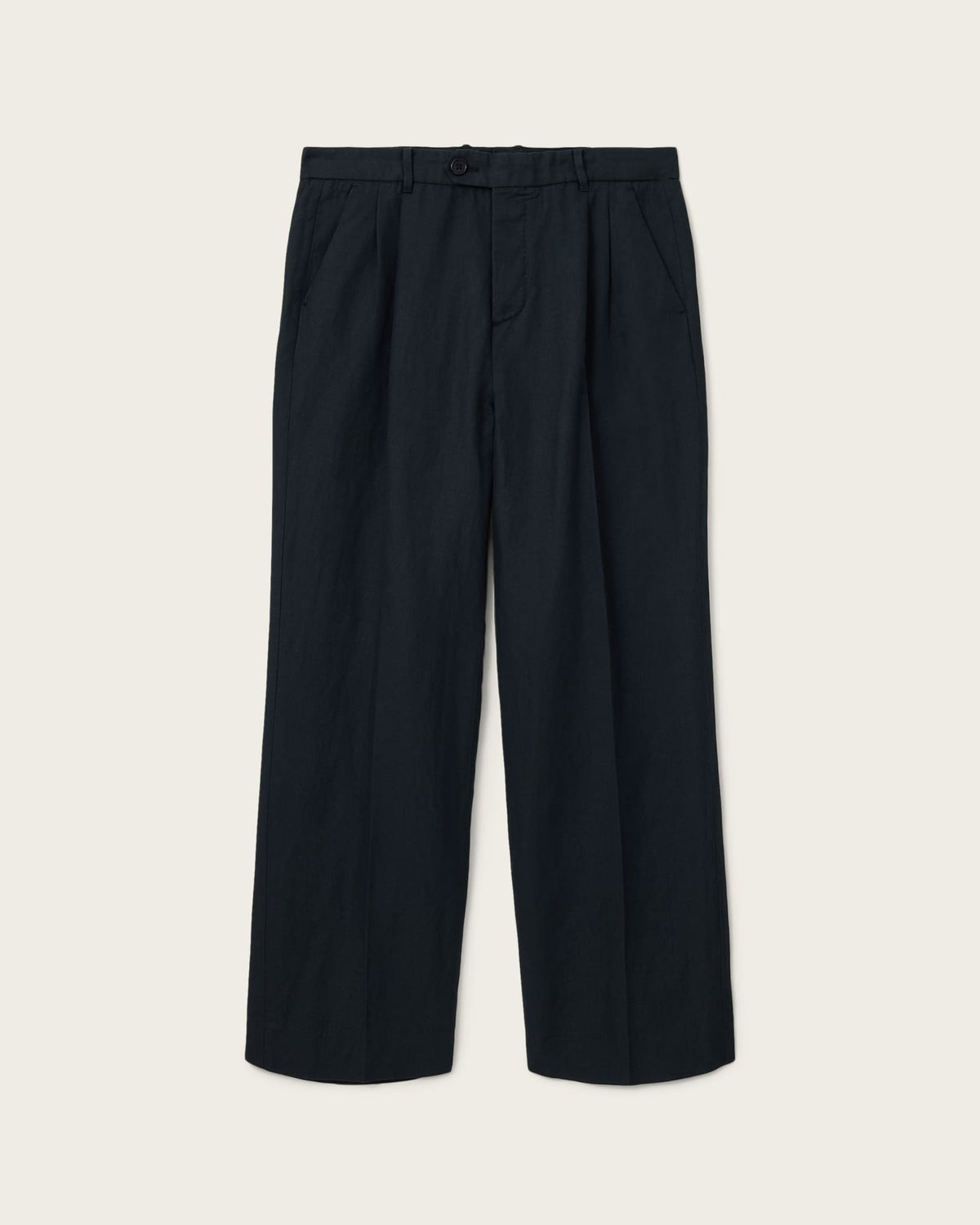 Roland Straight Leg Trousers Faded Black