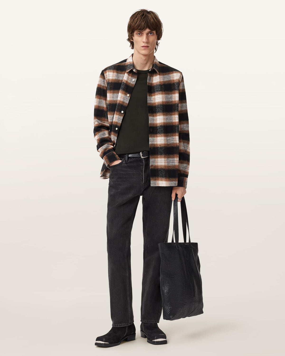 Mode Merino Wool Ramskull Jumper Olive Green
