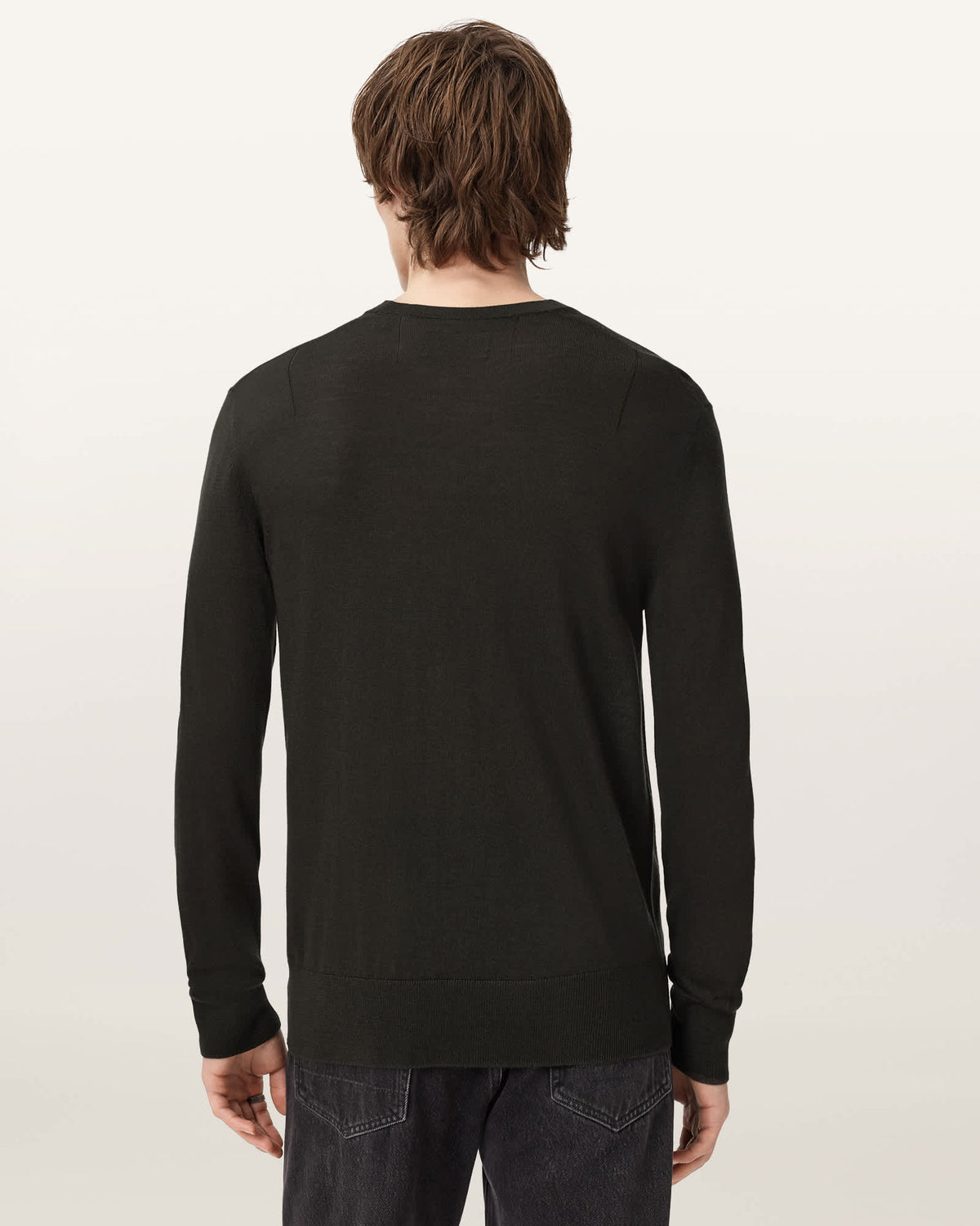 Mode Merino Wool Ramskull Jumper Olive Green