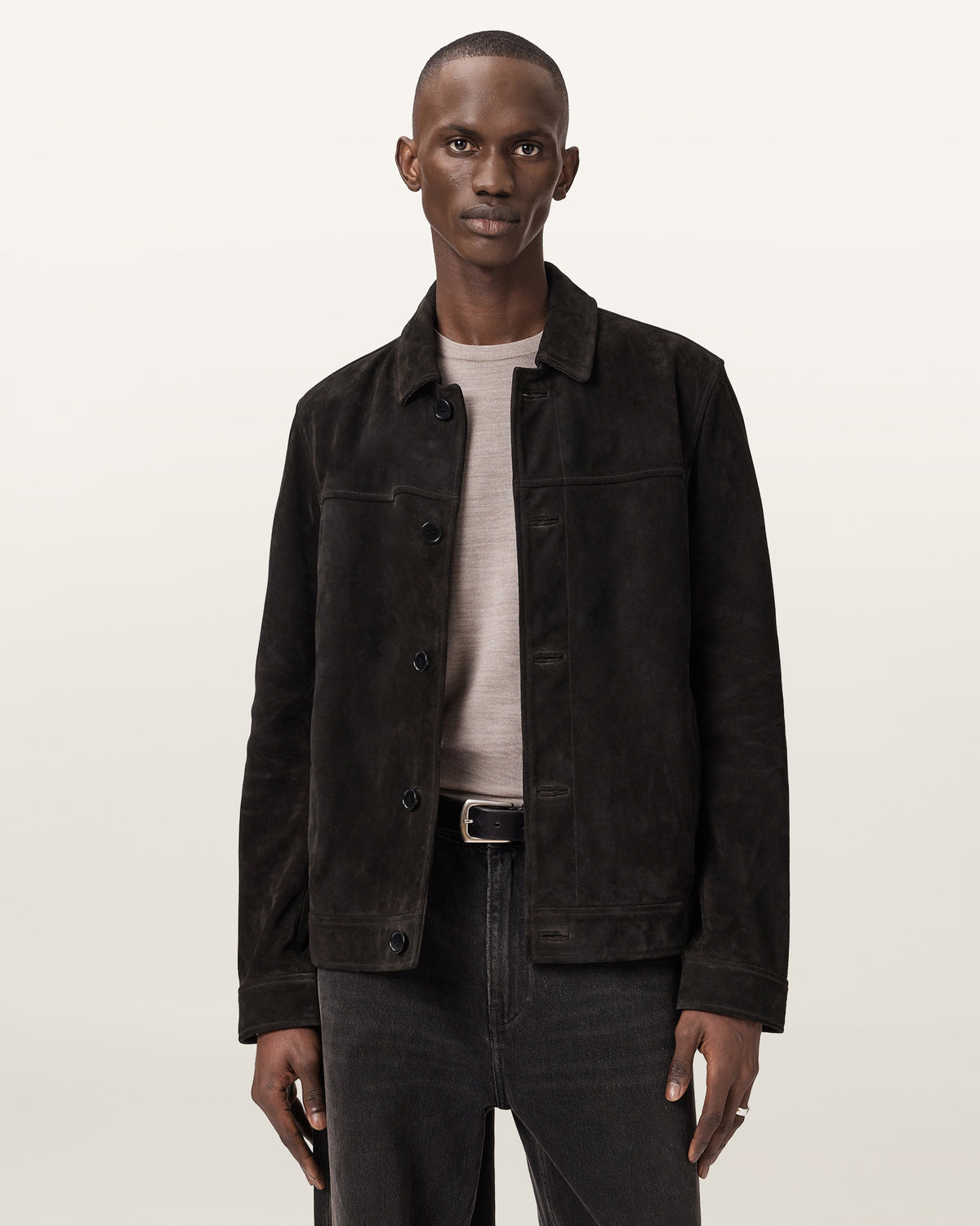 Nates Suede Slim Fit Jacket