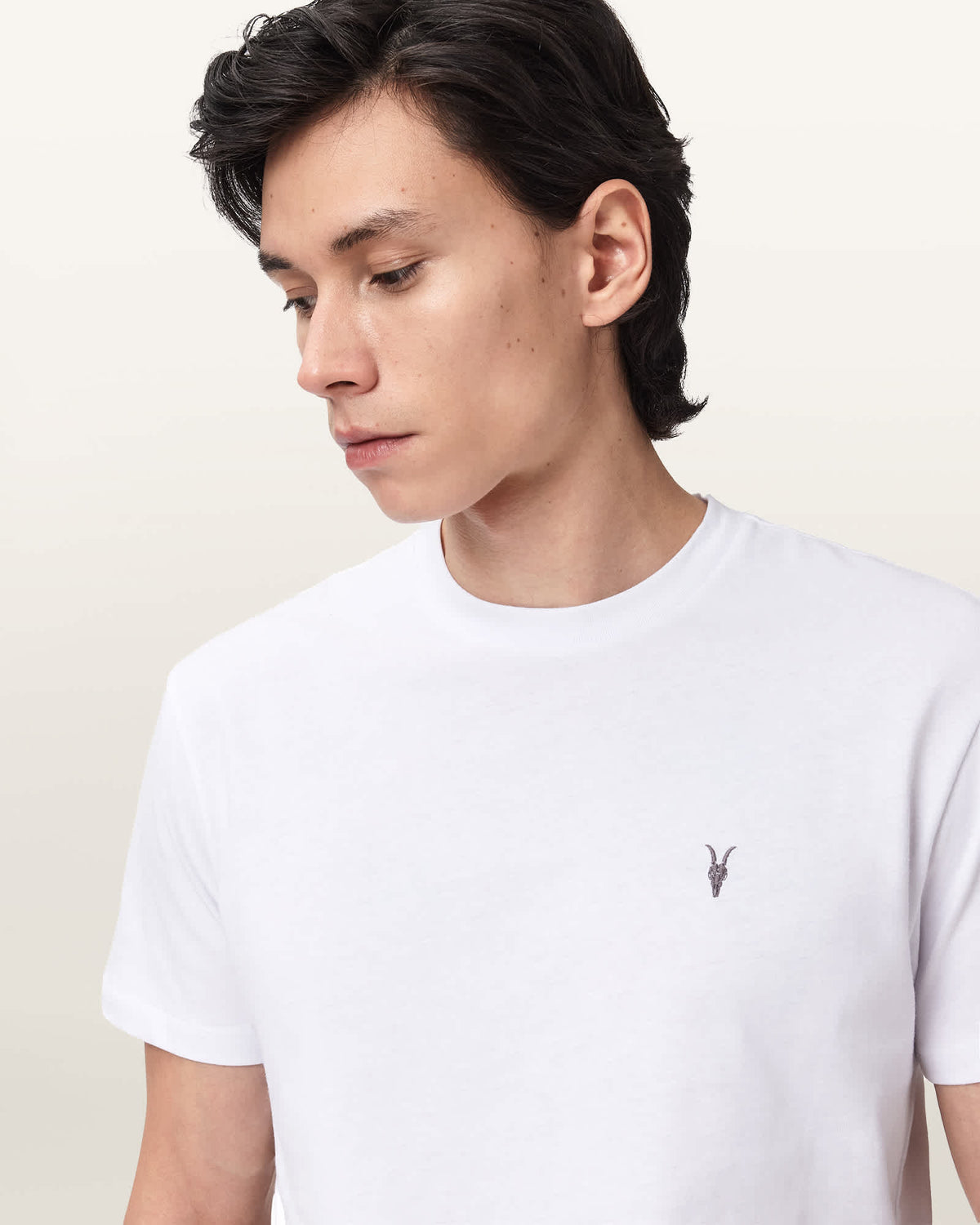 Dexter Short Sleeve Ramskull T-Shirt Optic White