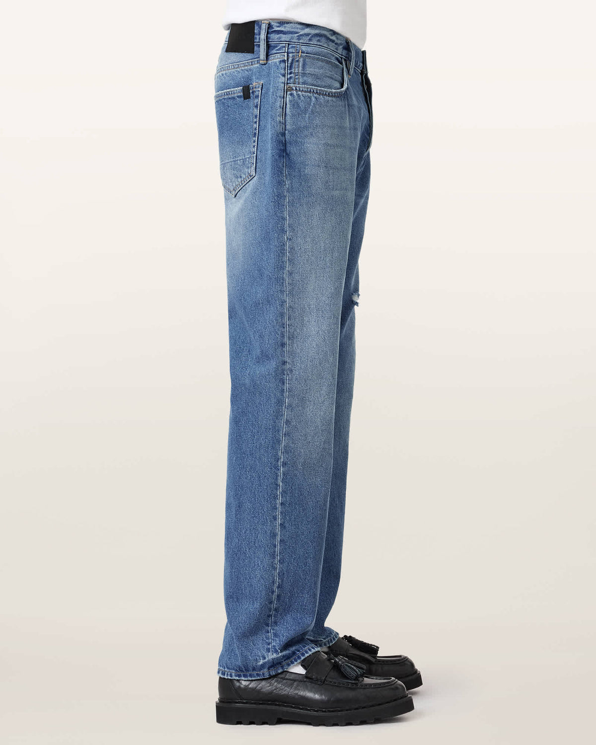 Reid Straight Fit Denim Jeans Washed Indigo