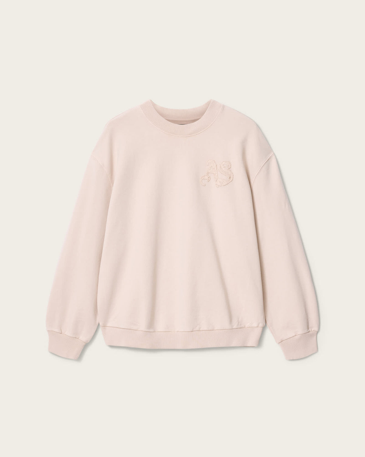 Insignia Crew Neck Cotton Sweatshirt CRYSTAL PINK