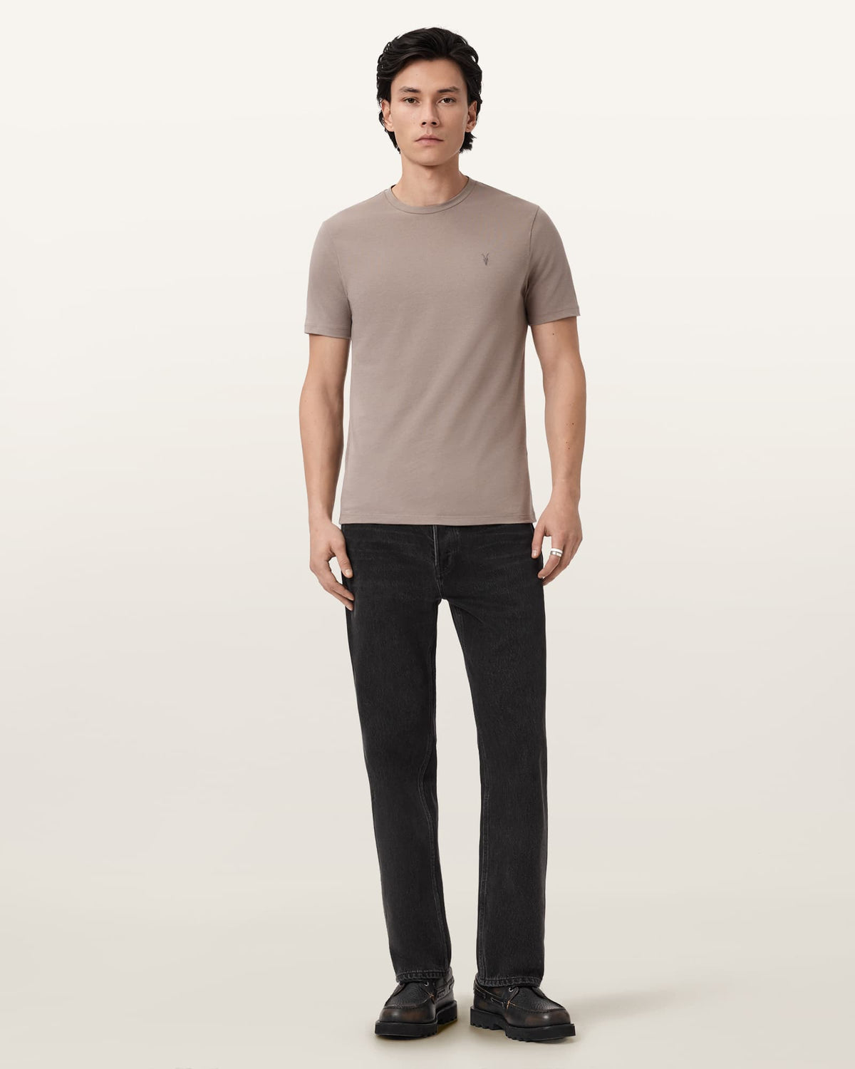 Brace Cotton T-Shirts 3 Pack GREY/GANACHE/BROWN