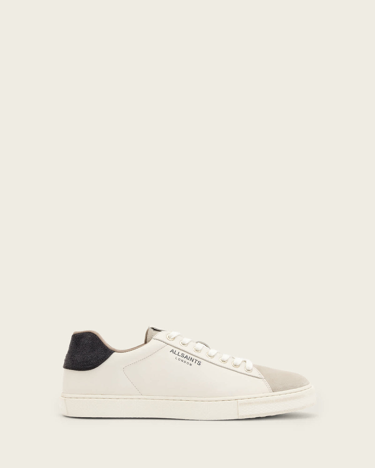 Tucker Low Top Leather Trainers WHITE/CHALK WHITE