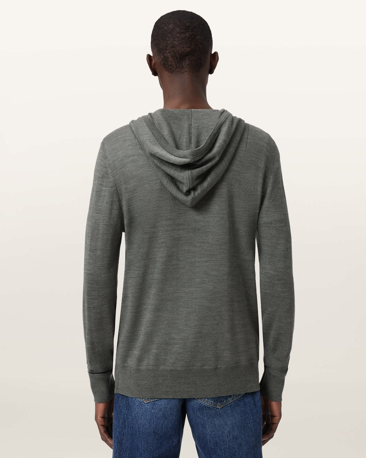 Mode Merino Wool Zip-Up Hoodie MAPLE GREEN