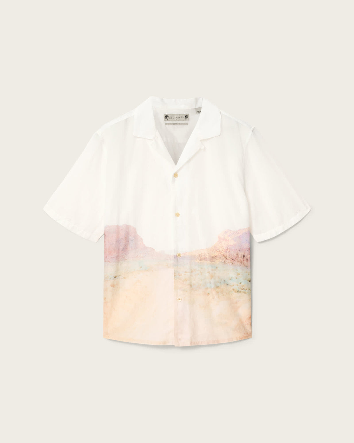 Monument Short Sleeve Boxy Shirt TERN WHITE