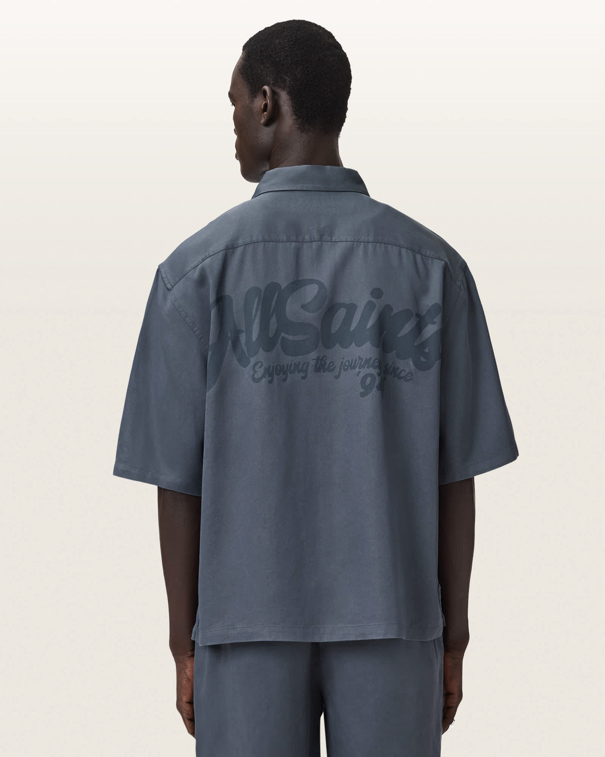 Circe Oversized Short Sleeve Shirt MOONSTONE BLUE