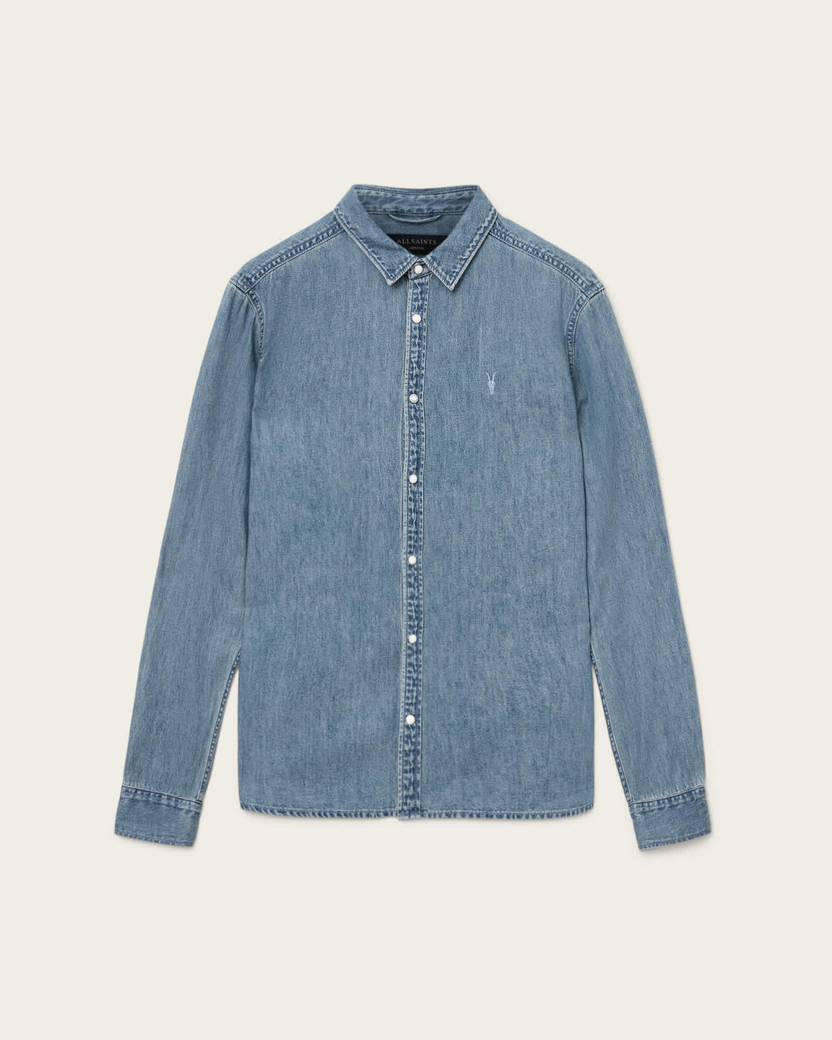 Gleason Ramskull Denim Shirt Light Indigo