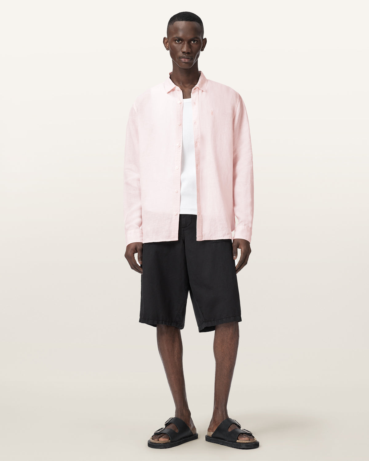 Loom Long Sleeve Linen Shirt