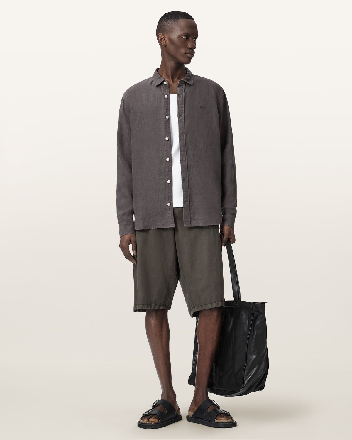 Loom Long Sleeve Linen Shirt