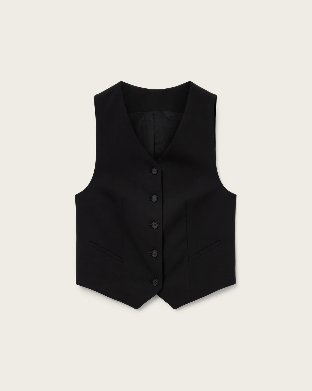 Aleida Lightweight Tri Waistcoat Black