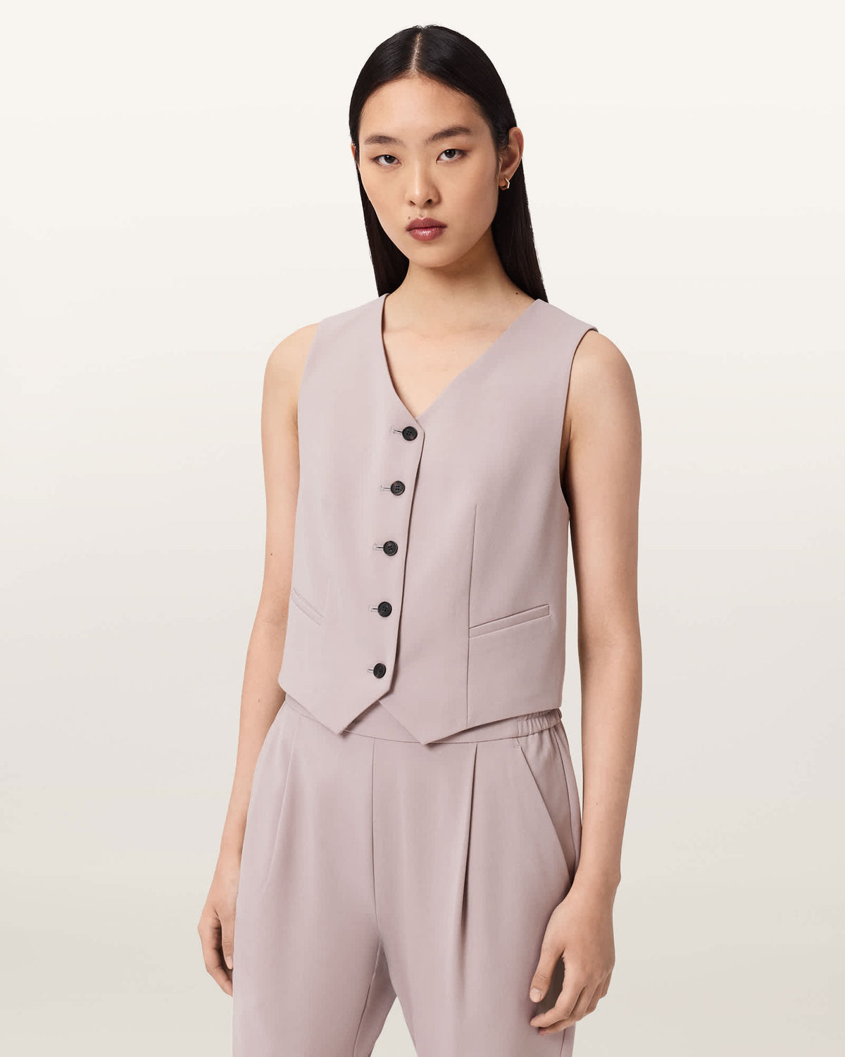 Aleida Lightweight Tri Waistcoat LILAC PURPLE