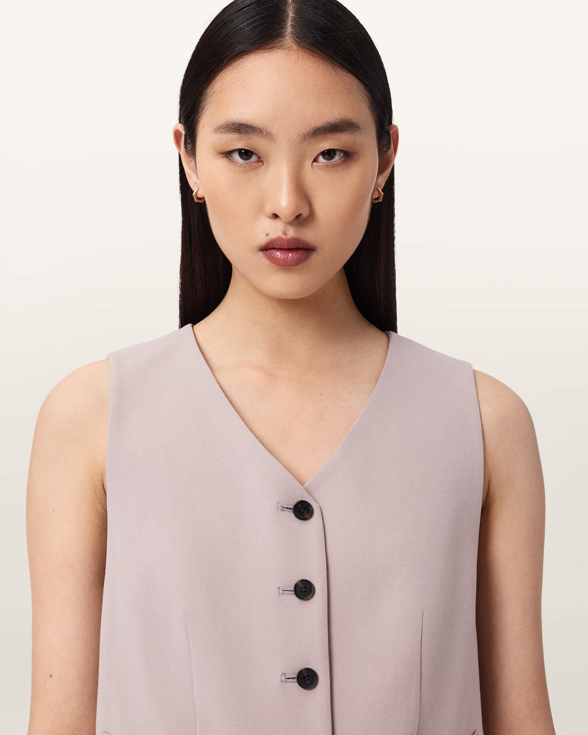 Aleida Lightweight Tri Waistcoat LILAC PURPLE