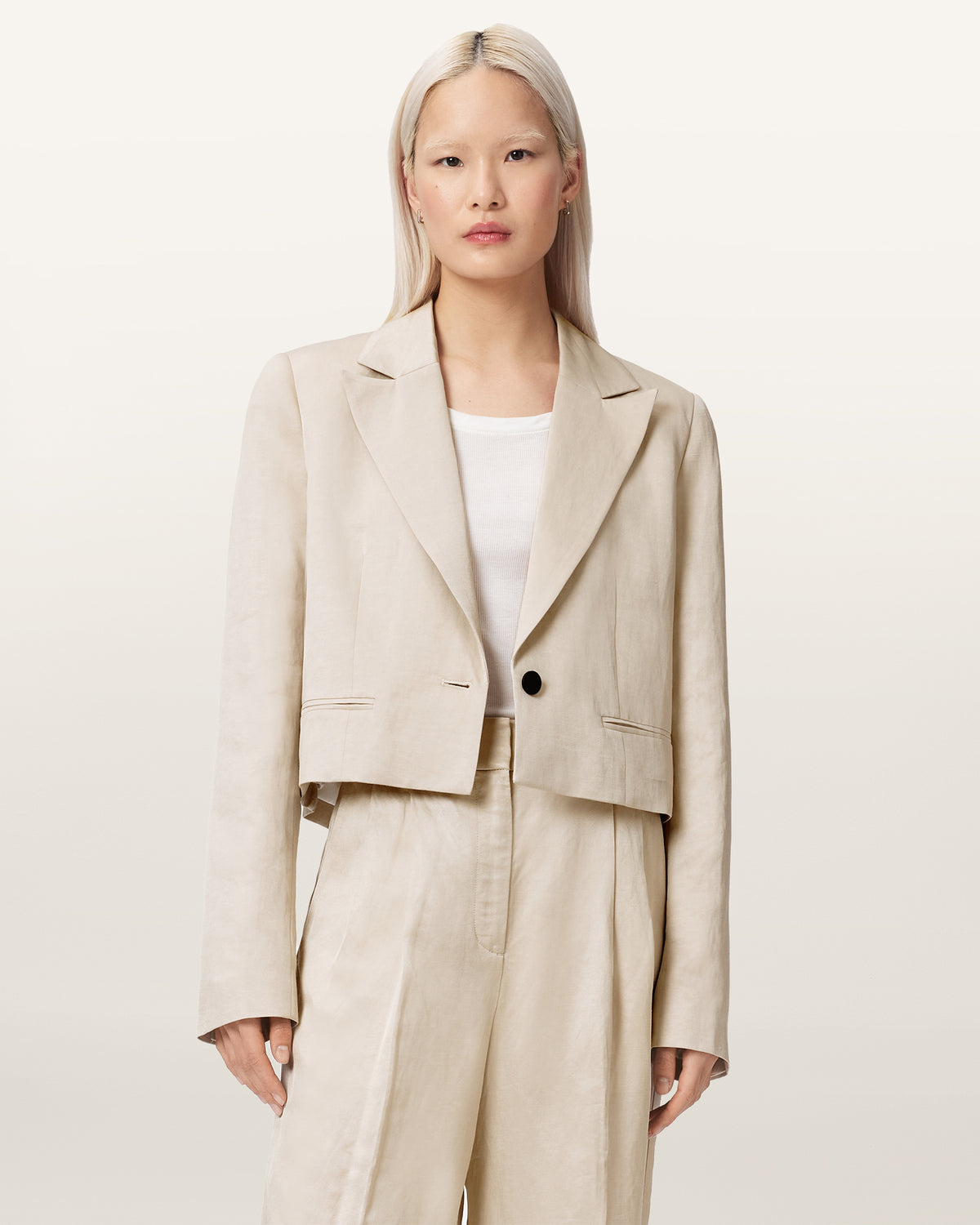 Helena Single Breasted Cropped Blazer