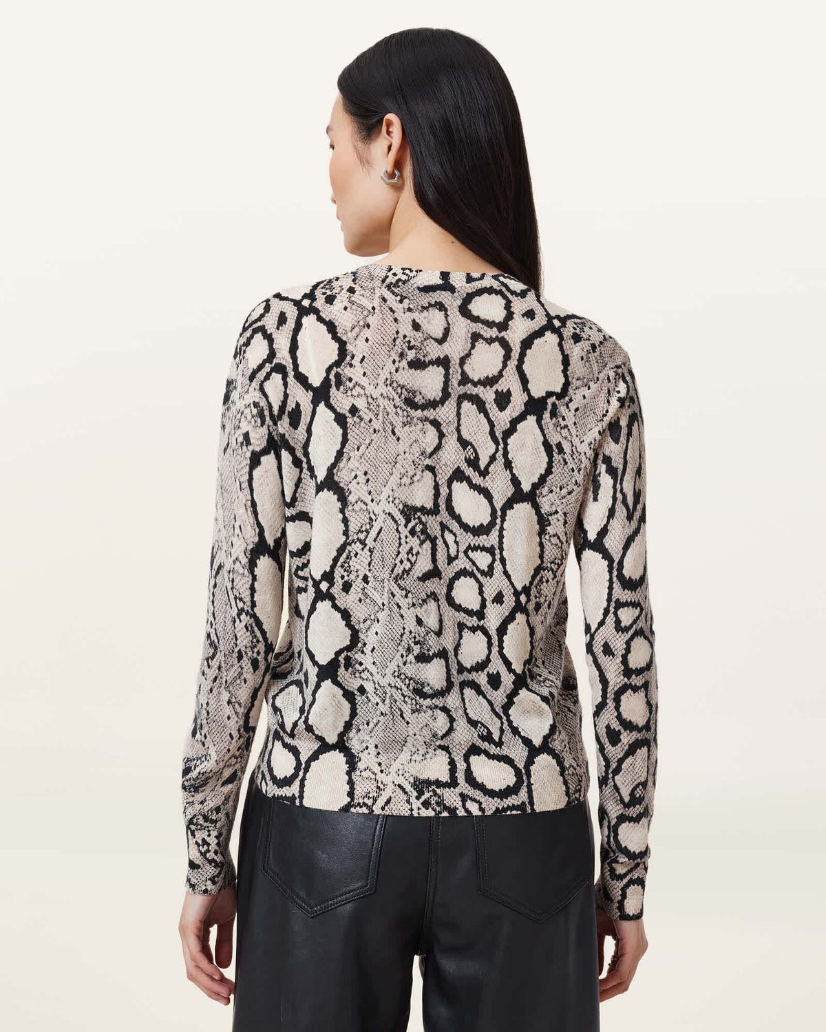 Anouk Slim Fit Merino Wool Cardigan FLOW ECRU WHITE