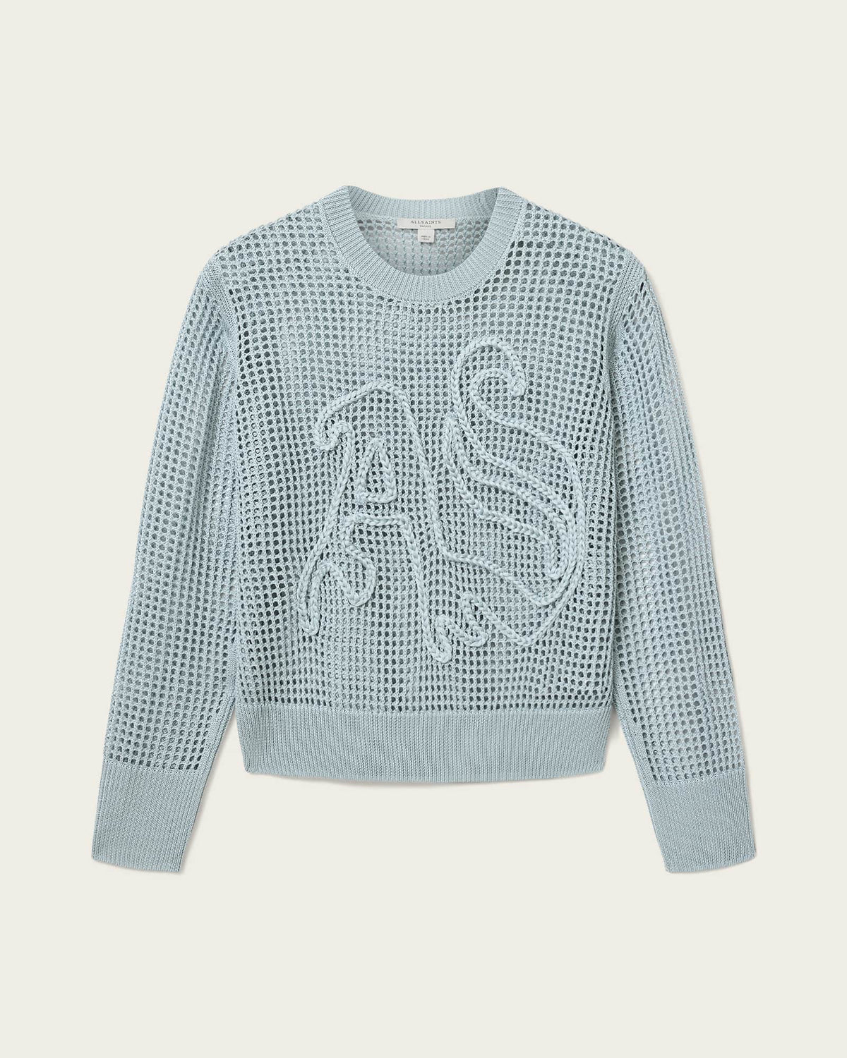 Raelyn Relaxed Fit Open Stitch Jumper QUARRY BLUE