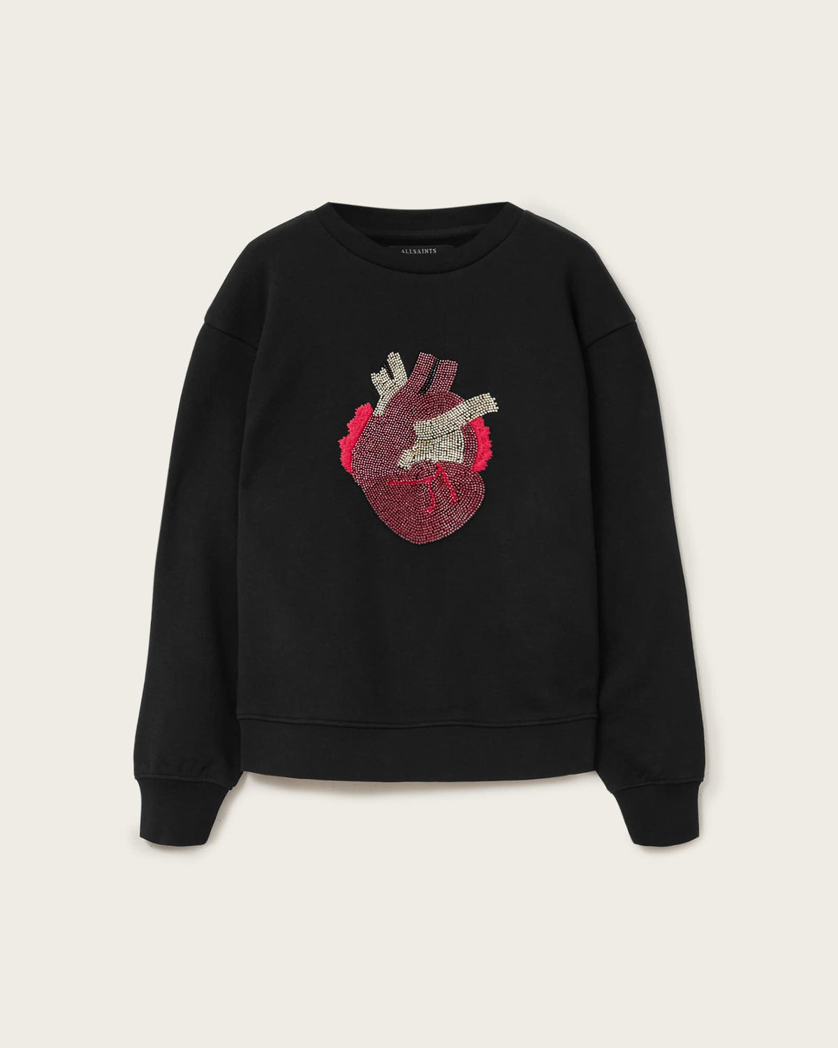 Andrea Pippa Embellished Sweatshirt Black