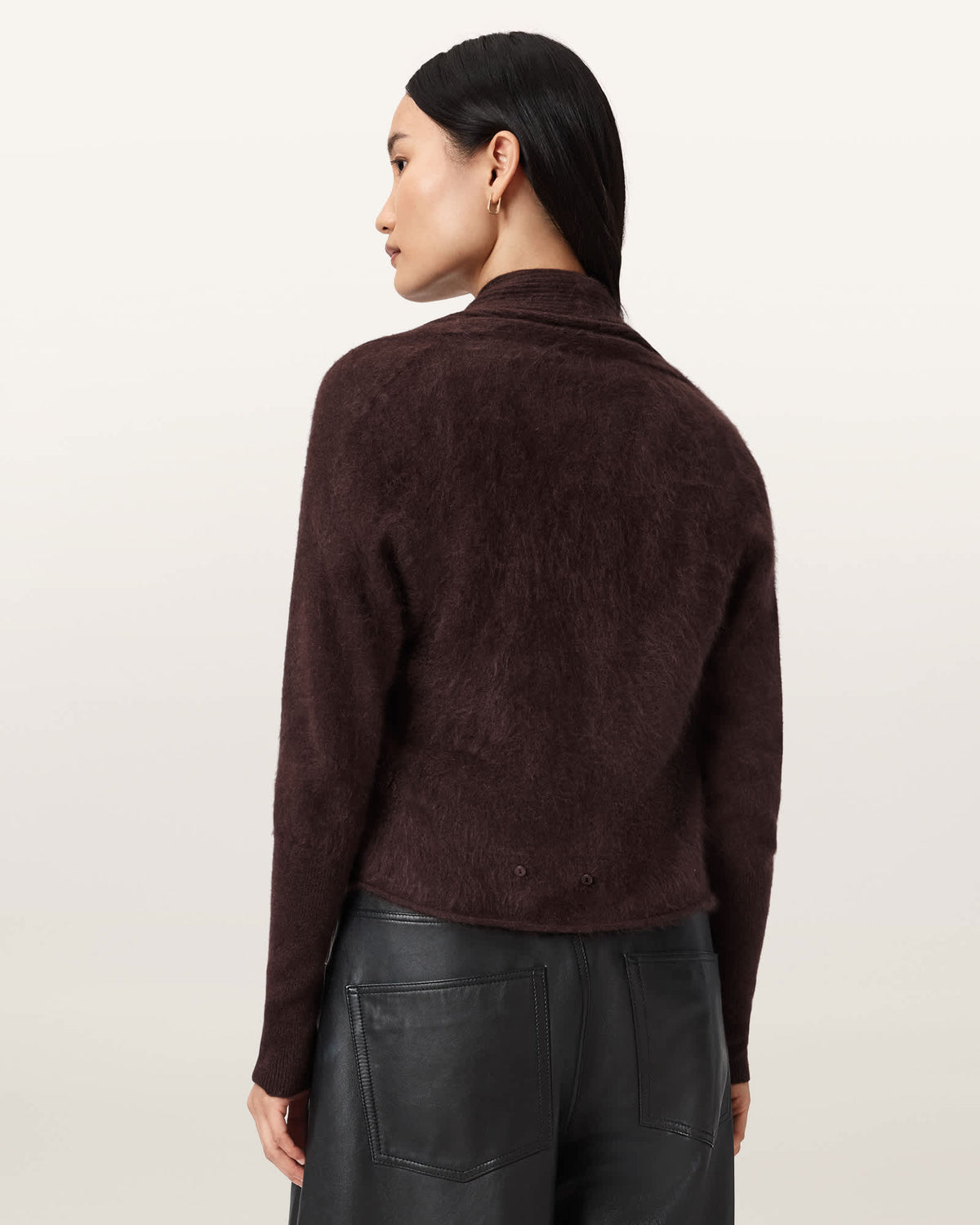 Rebel Pirate Cashmere Cardigan OXBLOOD RED