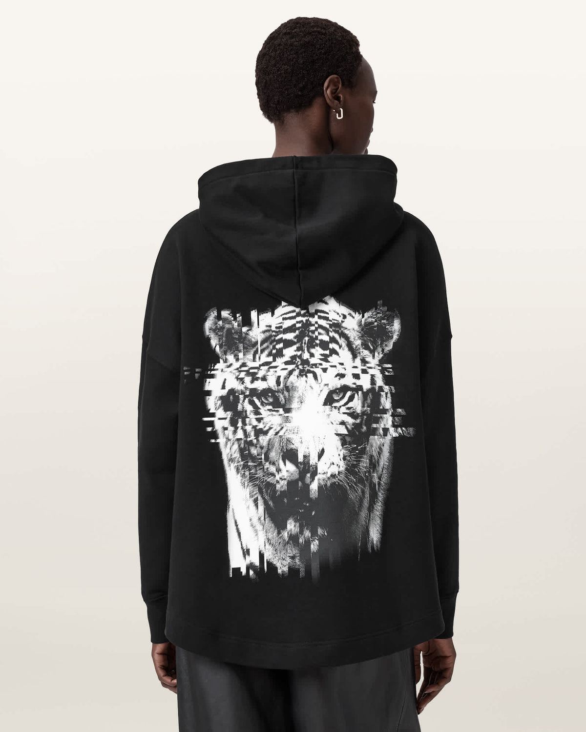 Static Etienne Overzied Hoodie Black