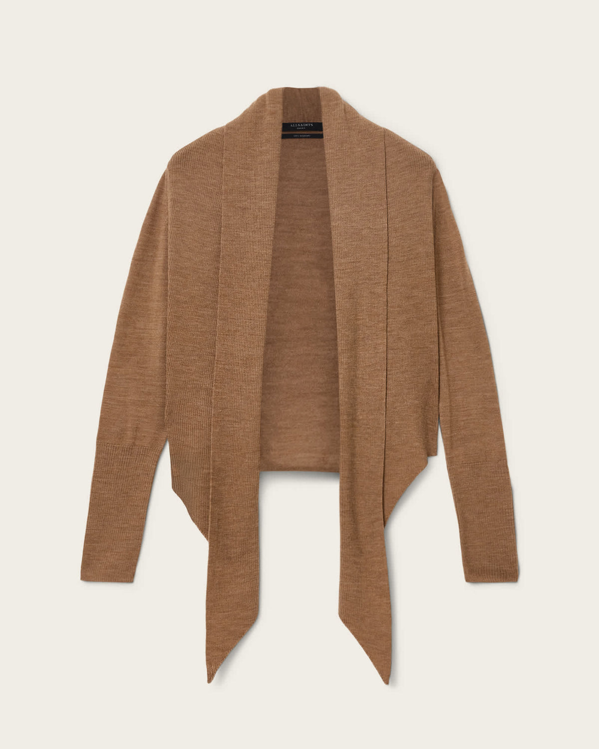 Wasson Pirate Merino Wool Cardigan CAMEL BROWN
