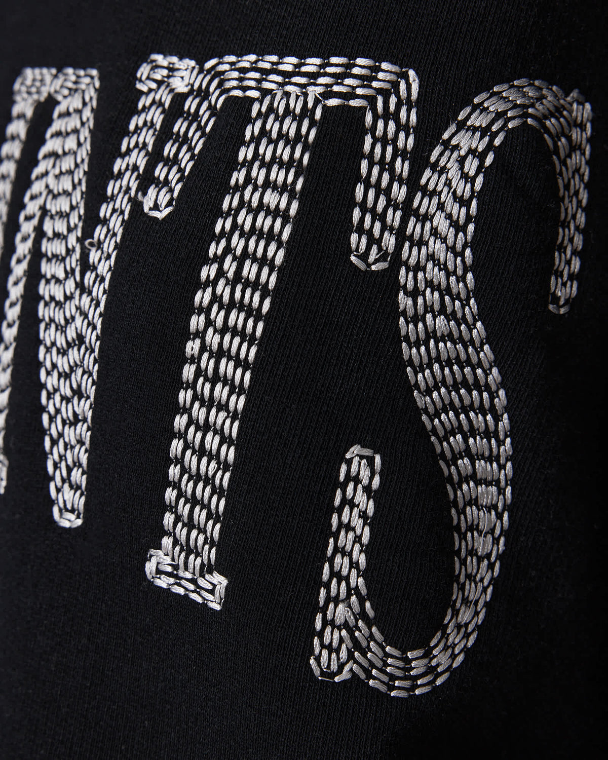 Dash Lila Oversized Embroidered Sweatshirt Washed Black