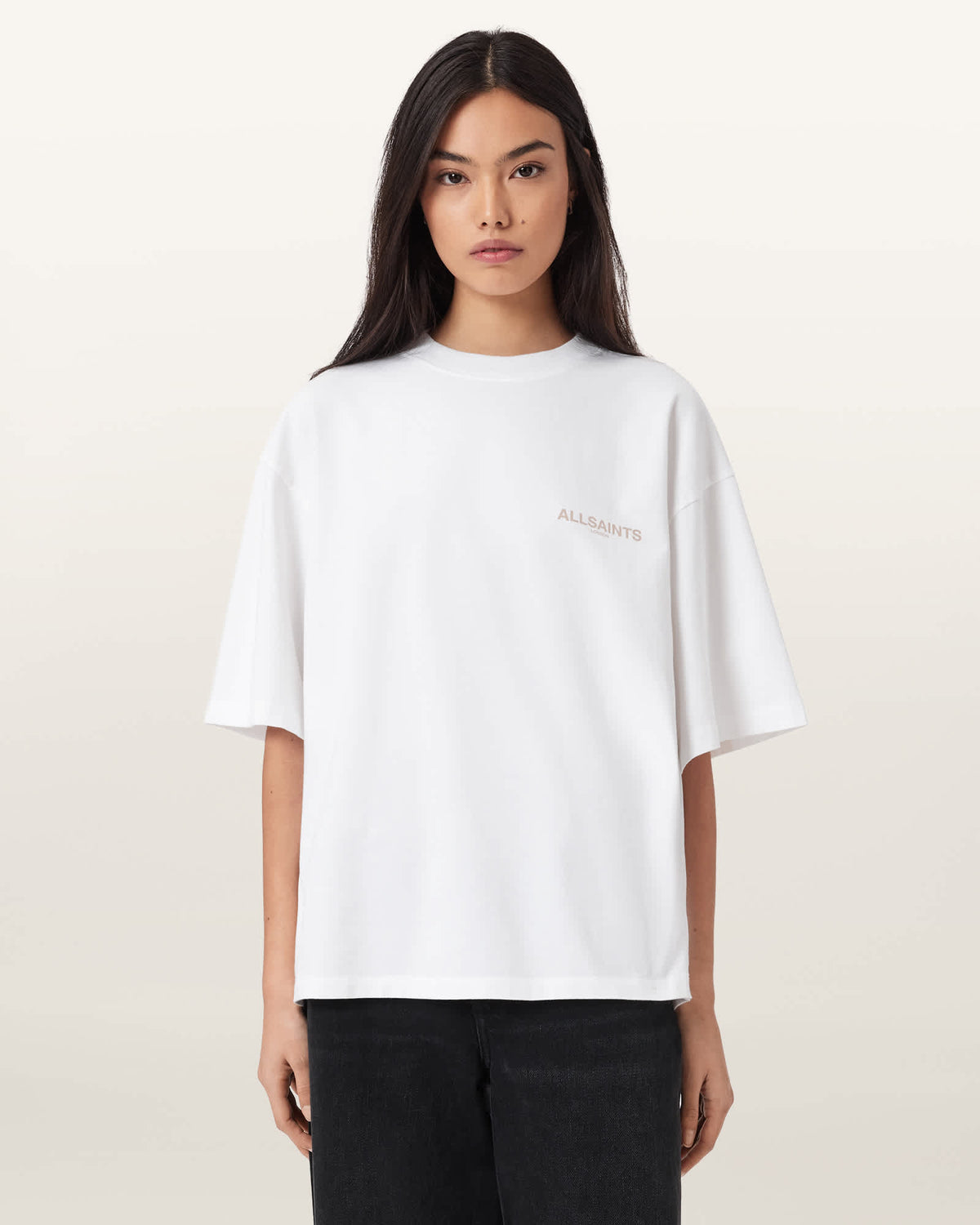 Tempus Amelie Oversized T-Shirt Optic White
