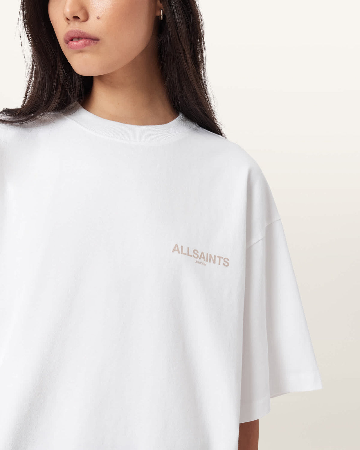 Tempus Amelie Oversized T-Shirt Optic White