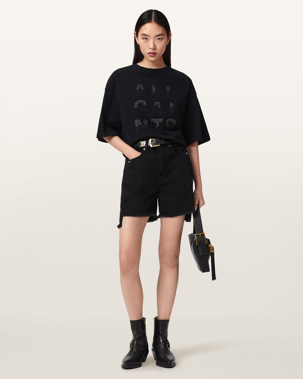 Stacks Amelie Oversized Embellished T-Shirt