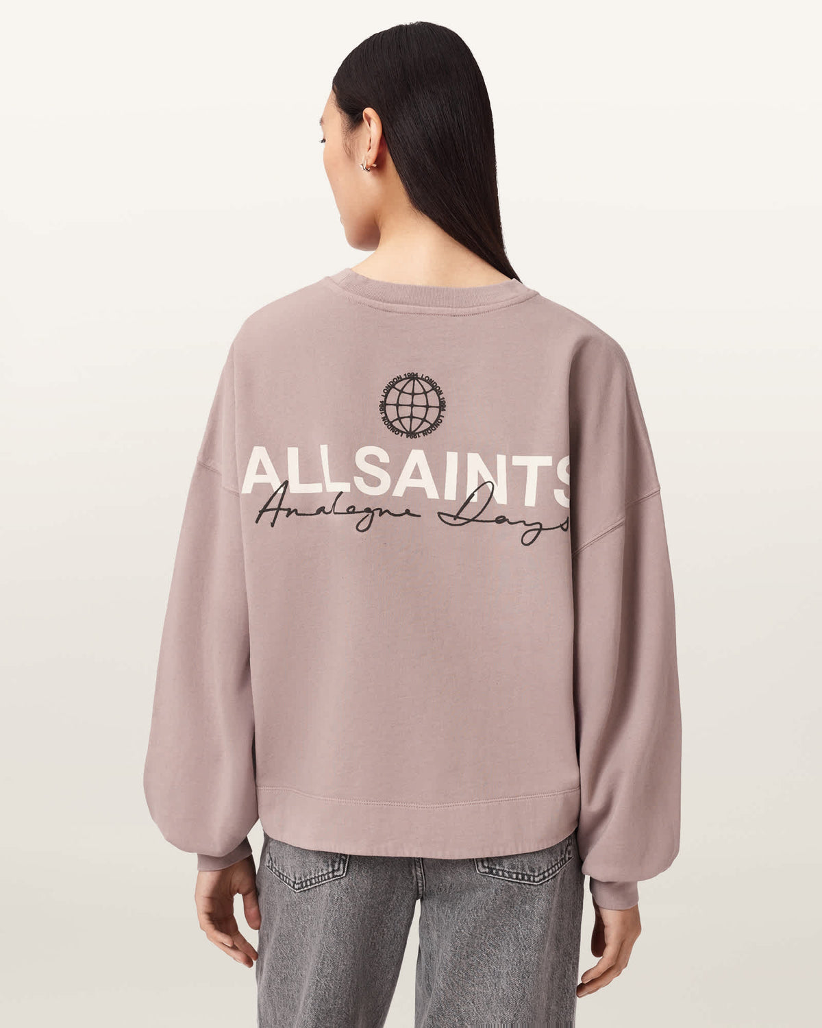 Emblem Oversized Lila Sweatshirt DUSTY LILAC
