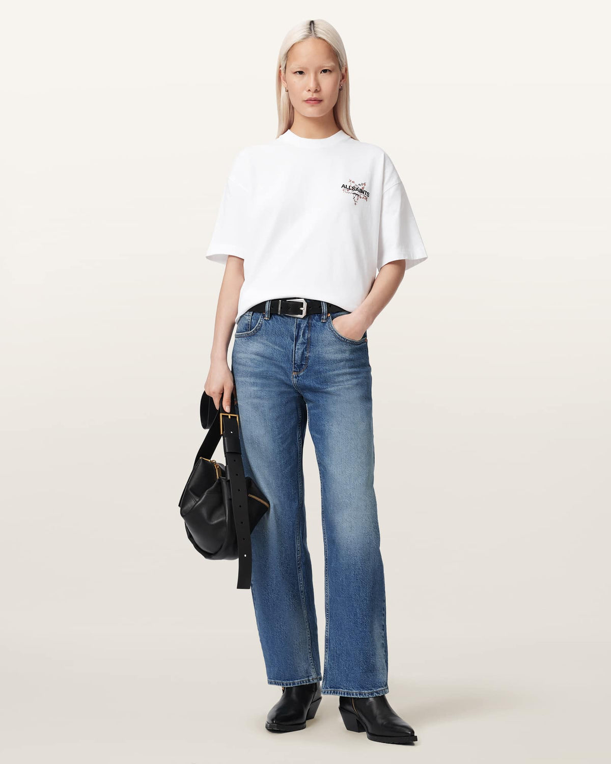 Pentacle Oversized Etta T-Shirt Optic White