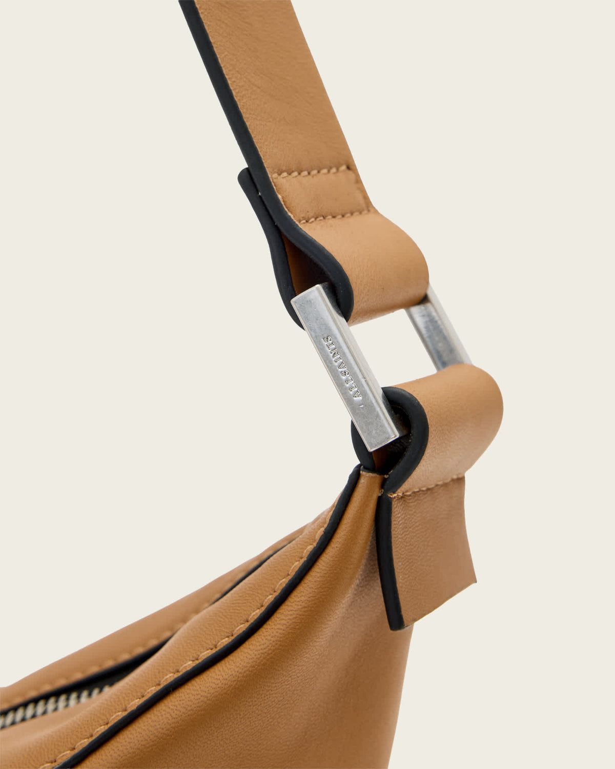 Luna Slouchy Leather Crossbody Bag TOFFEE BROWN