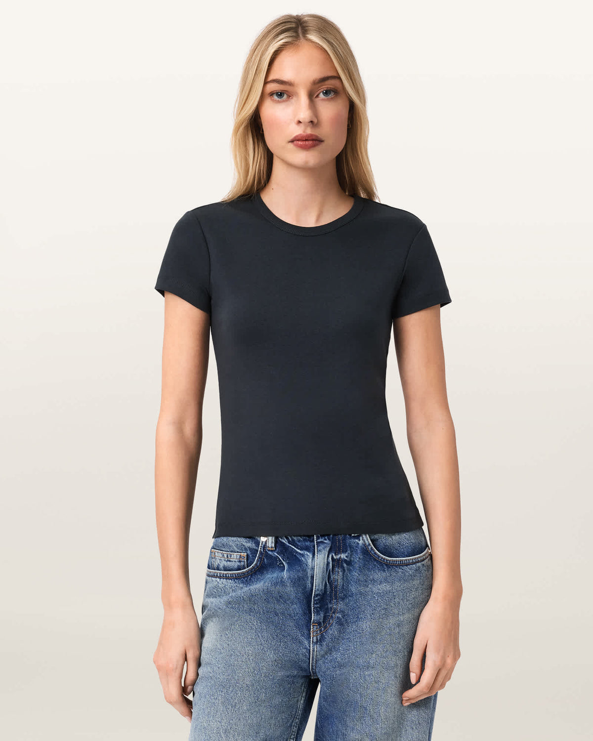 Stevie Slim-Fit Cotton T-Shirt GRAPHITE BLUE