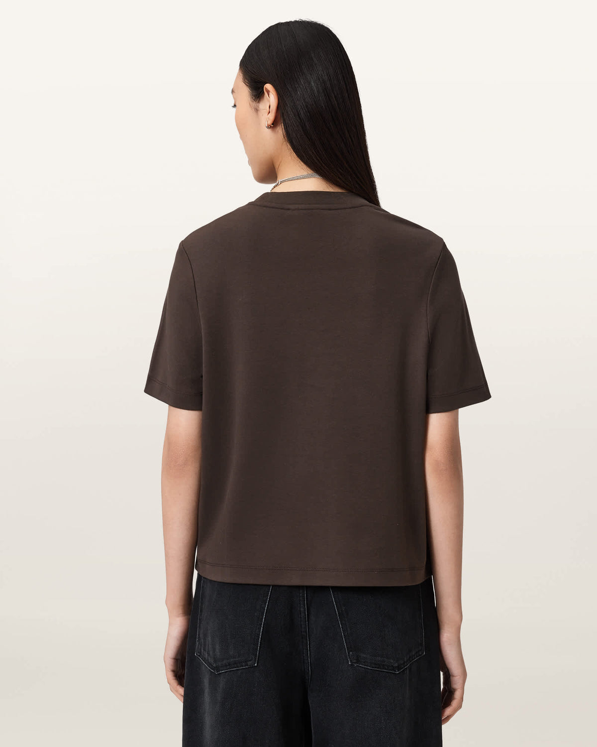 Lover Lisa Embroidered T-Shirt BOTTLE BROWN