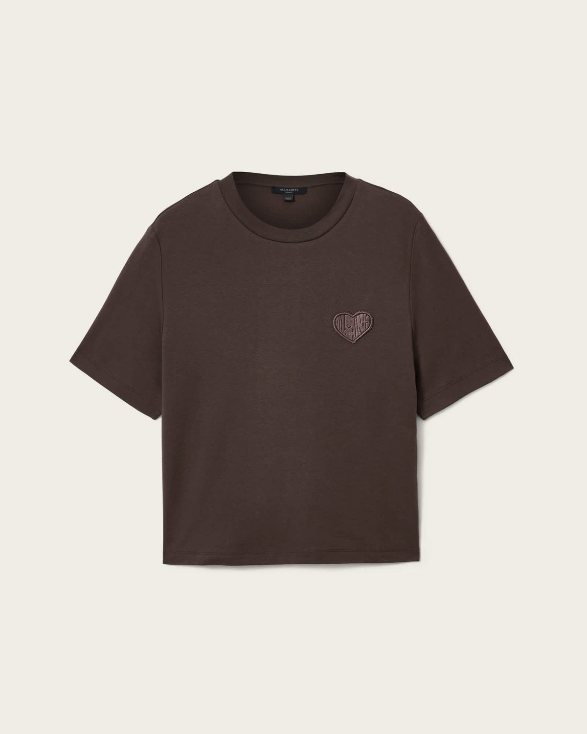 Lover Lisa Embroidered T-Shirt BOTTLE BROWN
