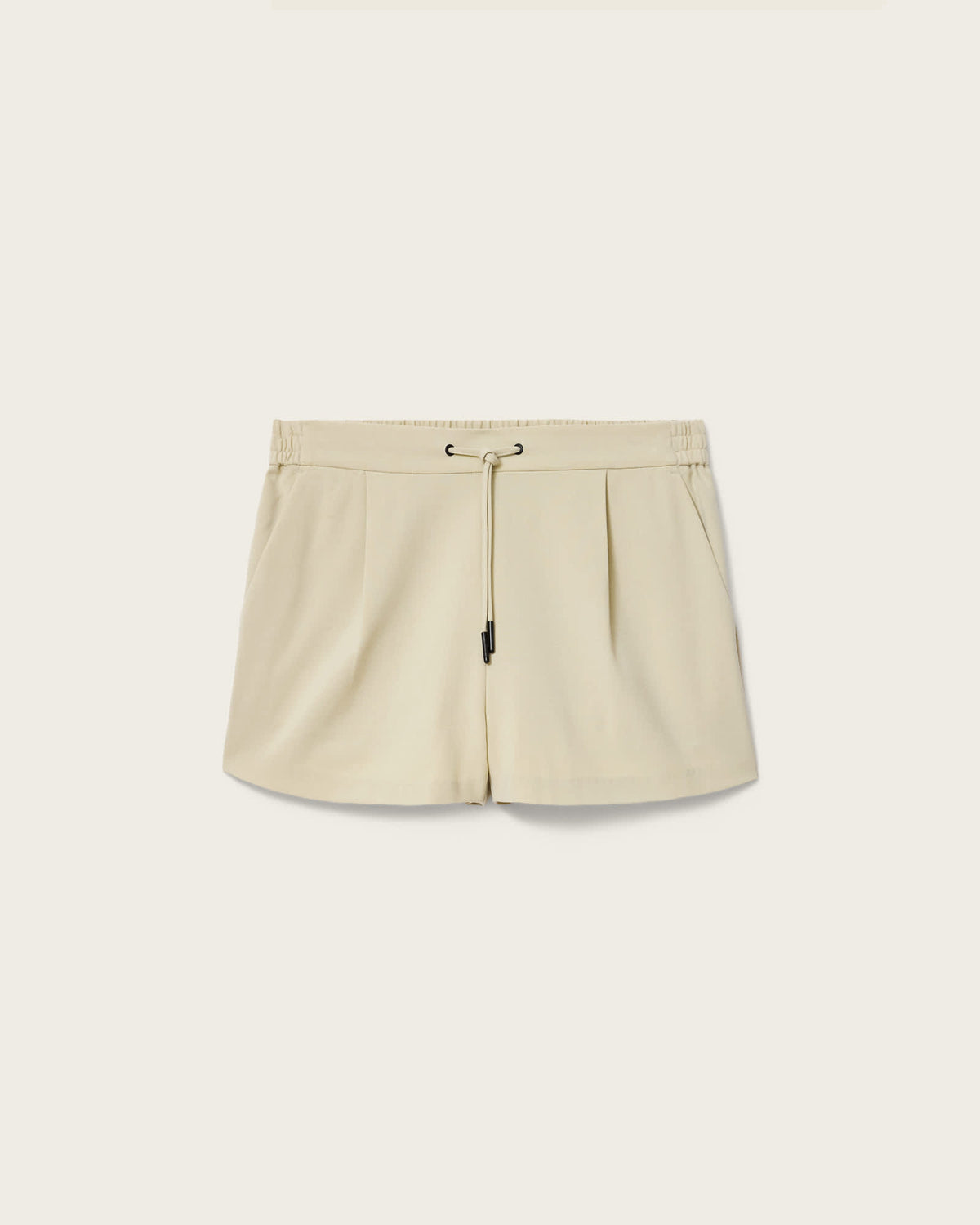 Aleida Drawcord Waist Tailored Shorts HAZE GREEN