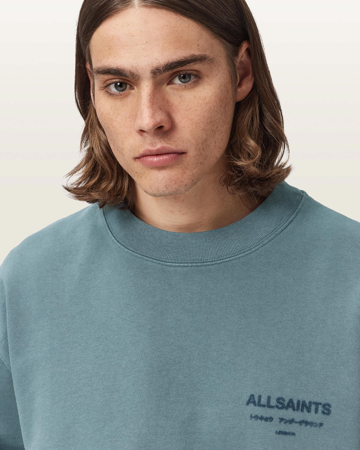 Xander Crew Neck Sweatshirt LUNAR BLUE