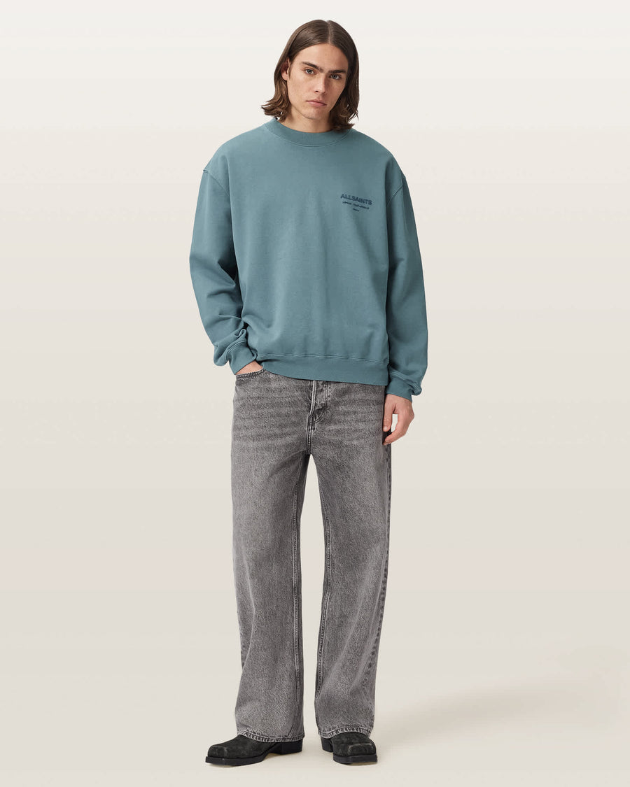 Xander Crew Neck Sweatshirt LUNAR BLUE