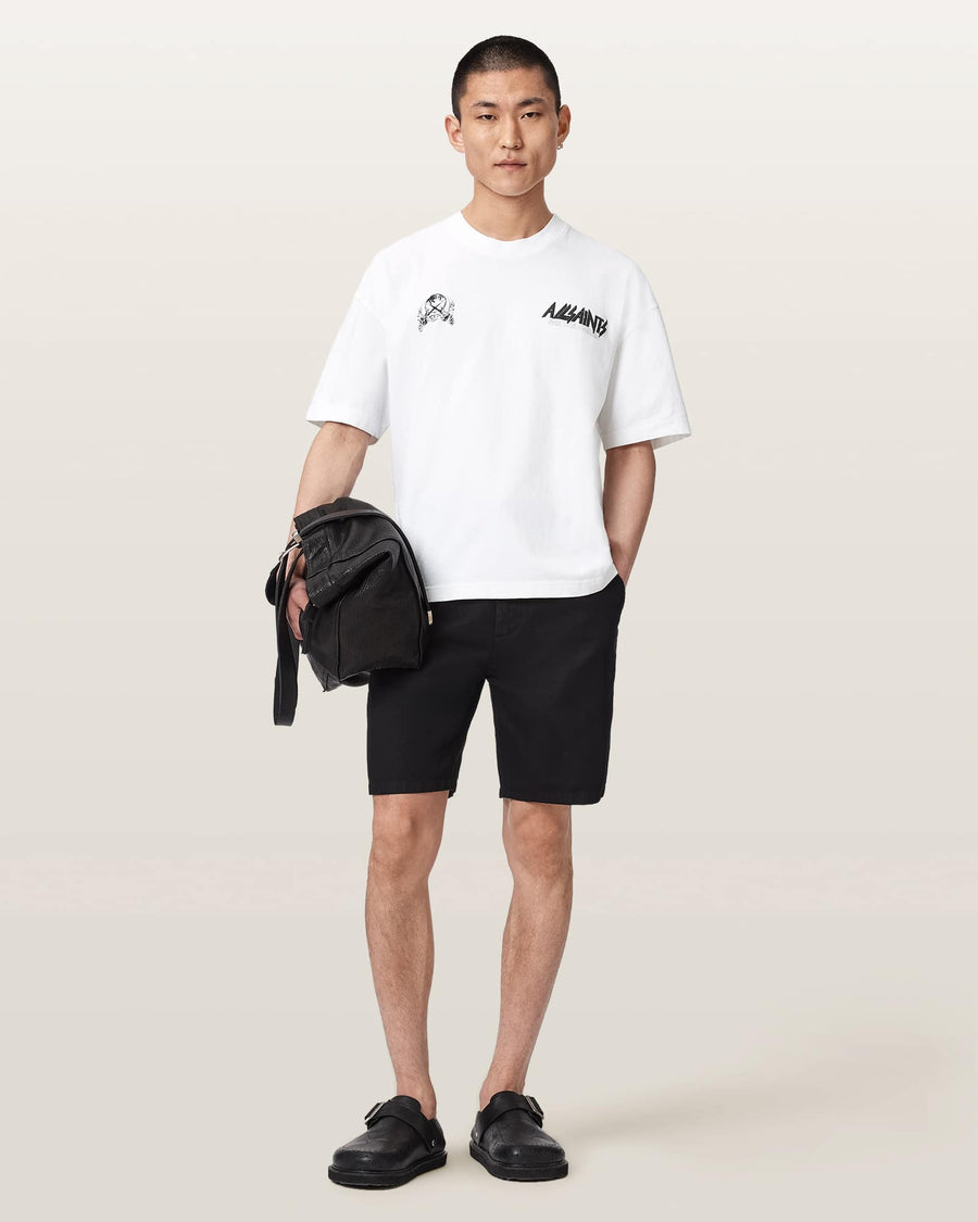 Chromium Short Sleeve Graphic T-Shirt ASHEN WHITE