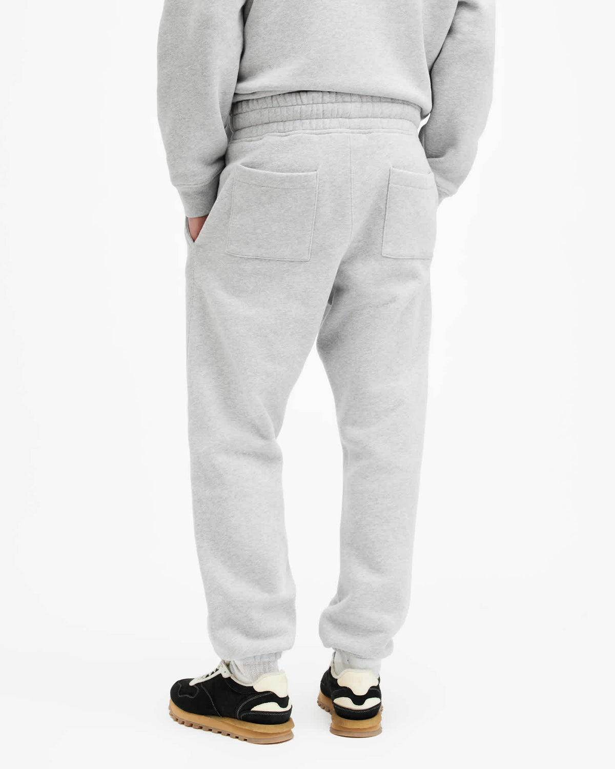 Haven Relaxed Fit Embroidery Joggers Grey Marl