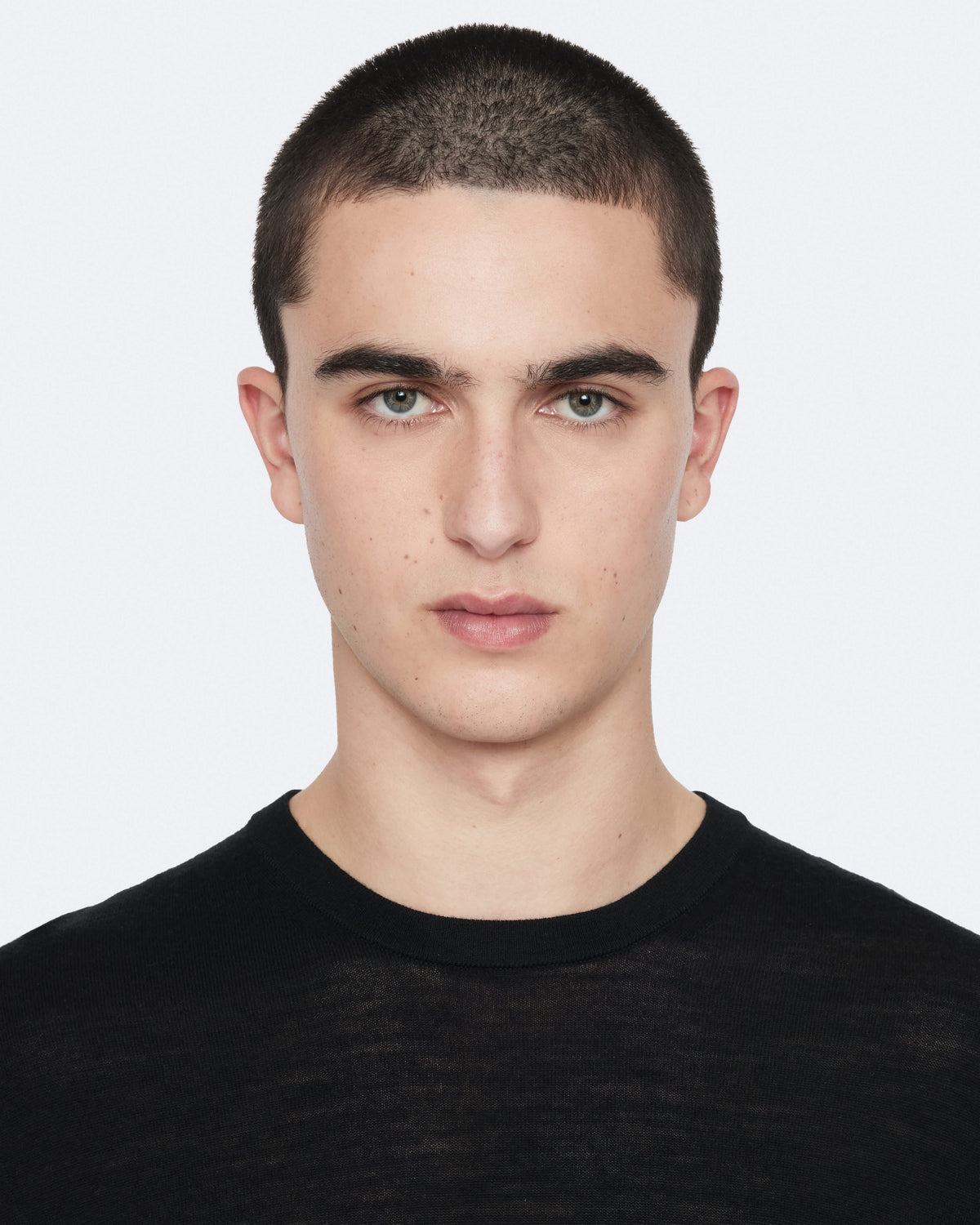 Mode Merino Wool Ramskull Jumper Black
