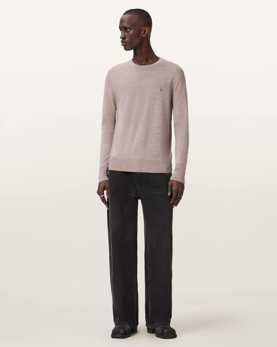Mode Merino Wool Ramskull Jumper STONE TAUPE