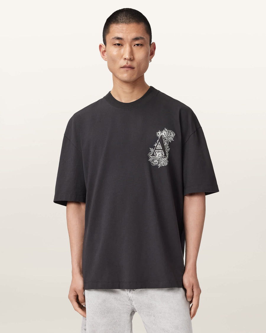 T SHIRT M006PF Washed Black