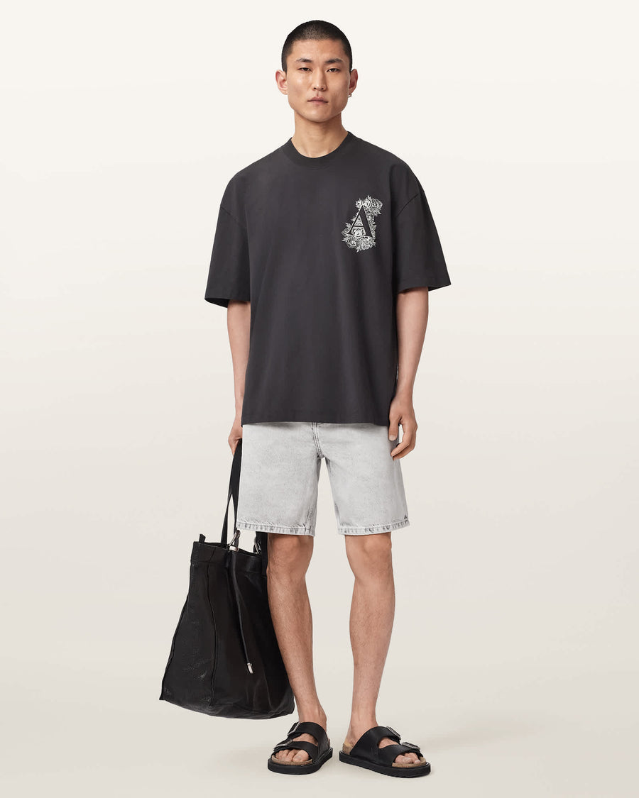 T SHIRT M006PF Washed Black