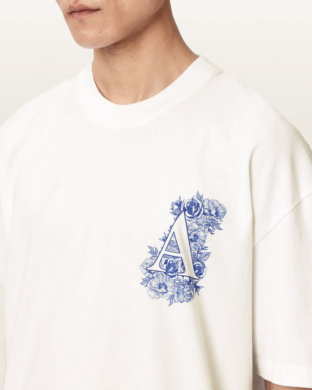 T SHIRT M006PF ASHEN WHITE