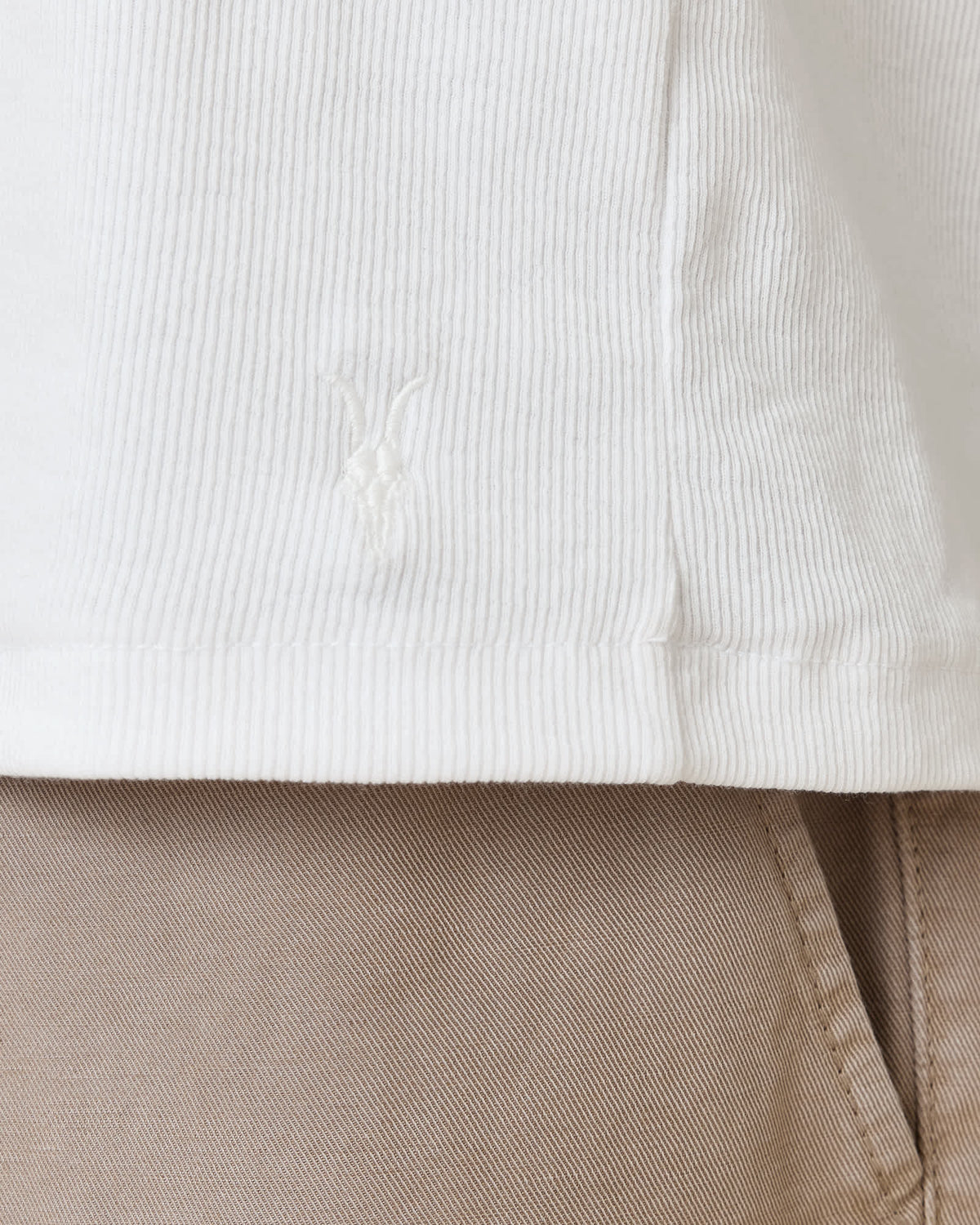 Edwards Textured Vest Optic White