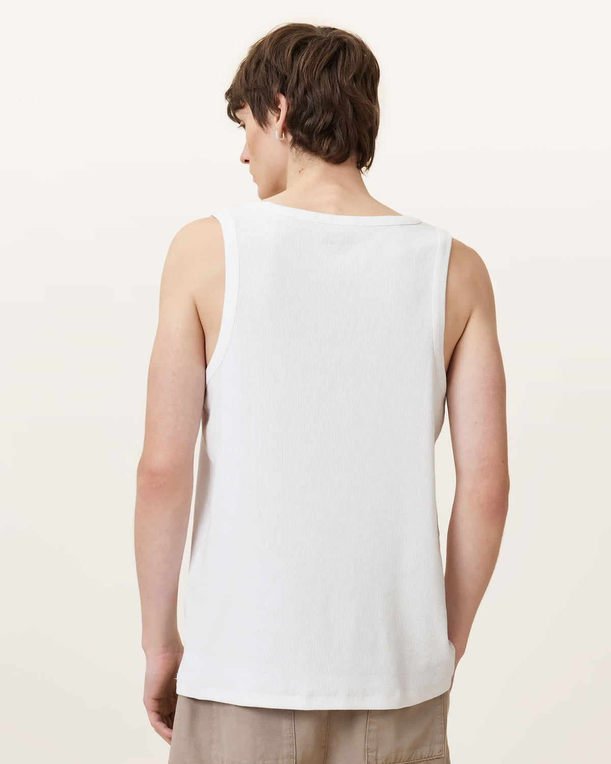 Edwards Textured Vest Optic White