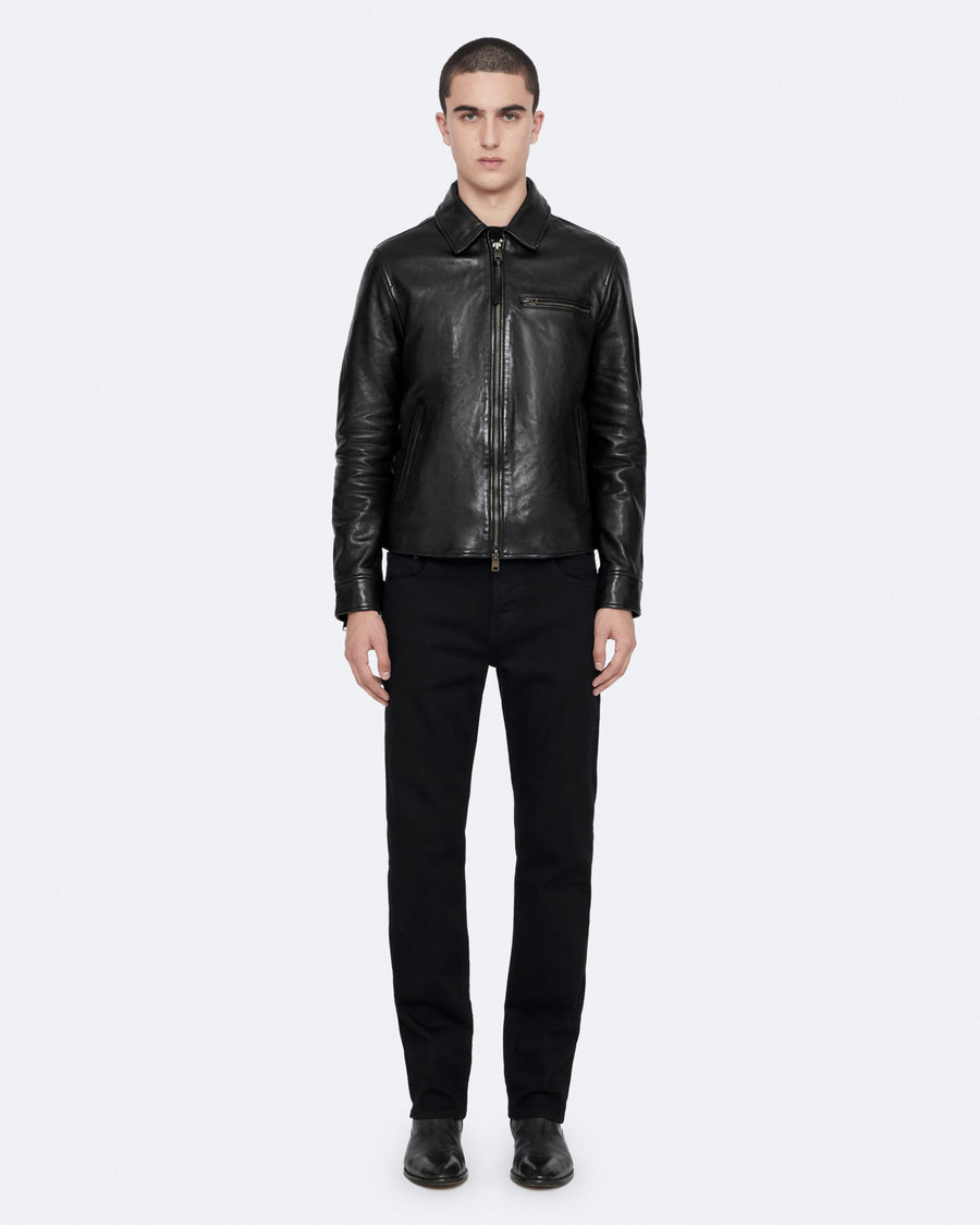 Miller Leather Jacket Black