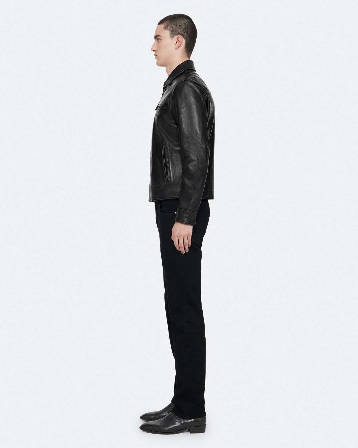 Miller Leather Jacket Black
