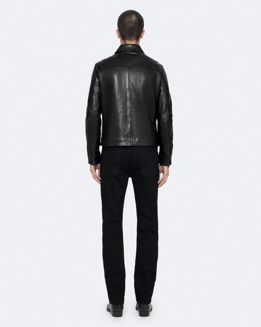 Miller Leather Jacket Black
